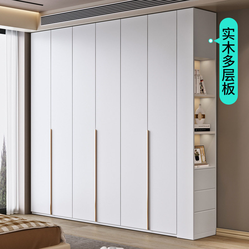 现代简约实木多层板衣柜小户型