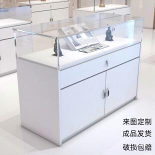 2026玻璃柜台首饰品柜烟酒货架精品柜手机展示架博物馆展厅珠宝展