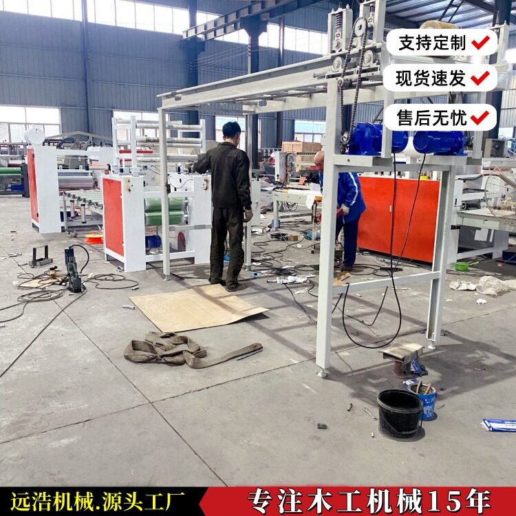 PVC膜TPO平贴机 高温热烫镀锌钢板贴合机 铝卷不锈钢卷开平覆膜机