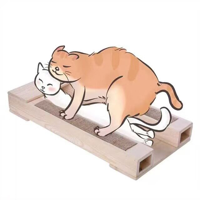 实木宠物配种辅助矮脚猫踏板增高木架猫抓板公借配工具交配猫架