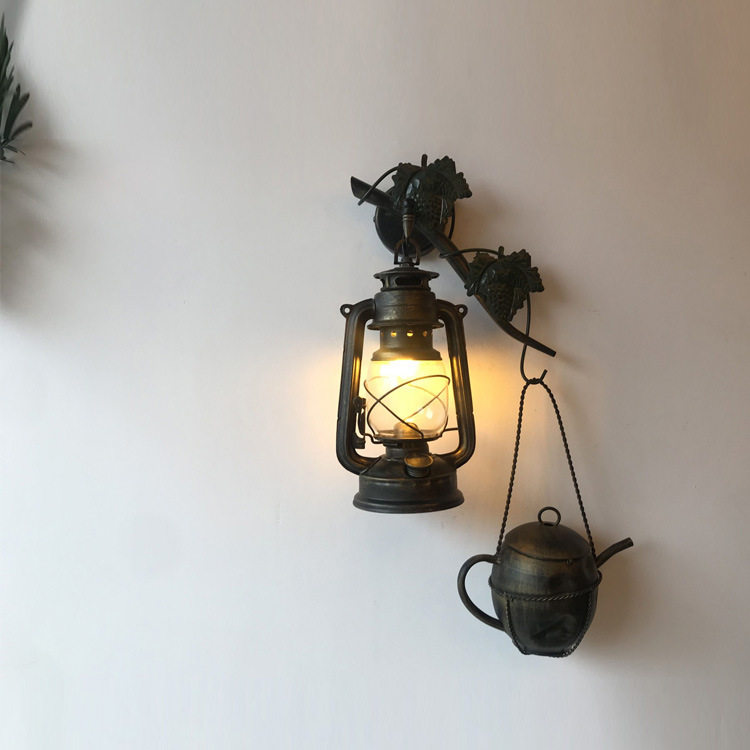 马灯桅灯油灯火水灯复古壁灯过道走廊书房壁灯旅游景区壁灯创意灯