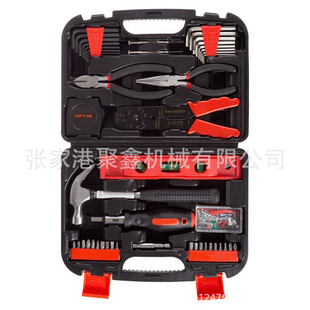 127件套家用工具组套家用工具组合家用工具套装吹塑盒工具盒
