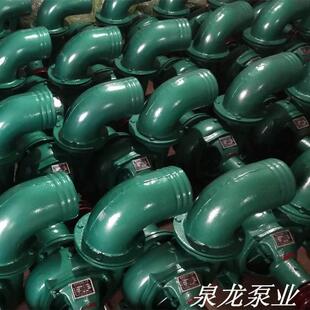 6寸卧式混流泵6寸农用三角带传动150mm口径水泵离心泵泉龙泵业