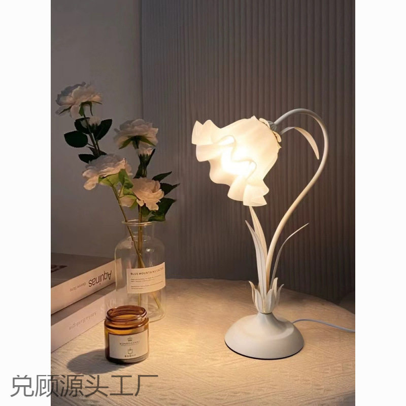 ins风花朵卧室床头氛围灯