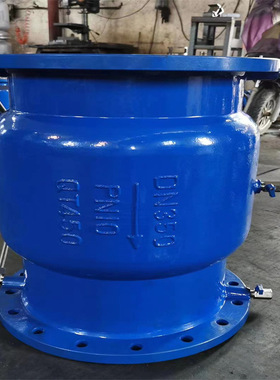 LHS743X-10C DN32 低阻力倒流防止器法兰多功能防水回流阀