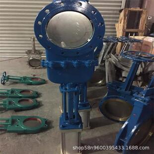 气动切断刀型闸阀DMZ673Y-10C气动暗杆刀型闸阀DN125