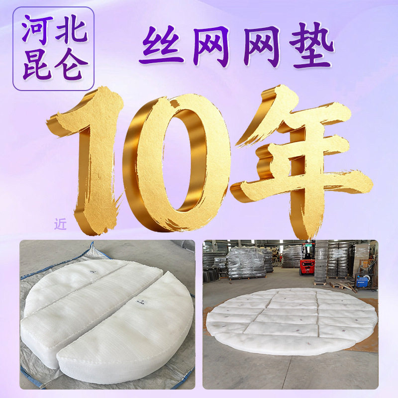 PP丝网除沫器网垫气液分离丝网除雾器阻雾器无框架丝网除雾器厂家