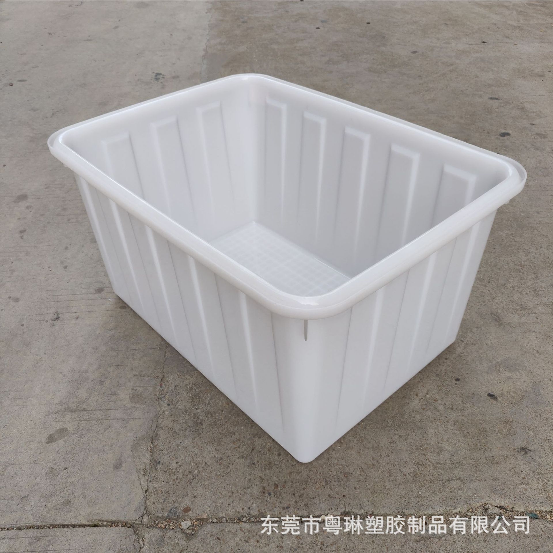 服装厂车间胶框塑料水箱加厚塑胶带轮周转箱收纳整理箱水产养殖箱