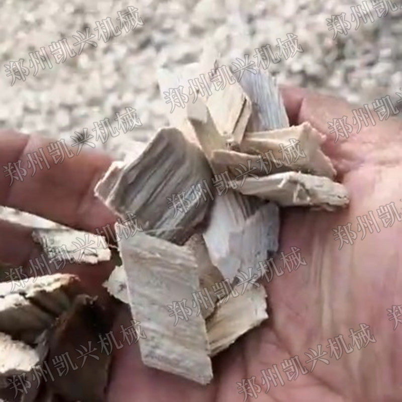 凯兴竹子毛竹切片机 小型刀片式木材削片机