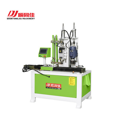 适用衣托批量生产MXZ-50铣槽钻孔专用机木制衣托铣槽钻孔全自动