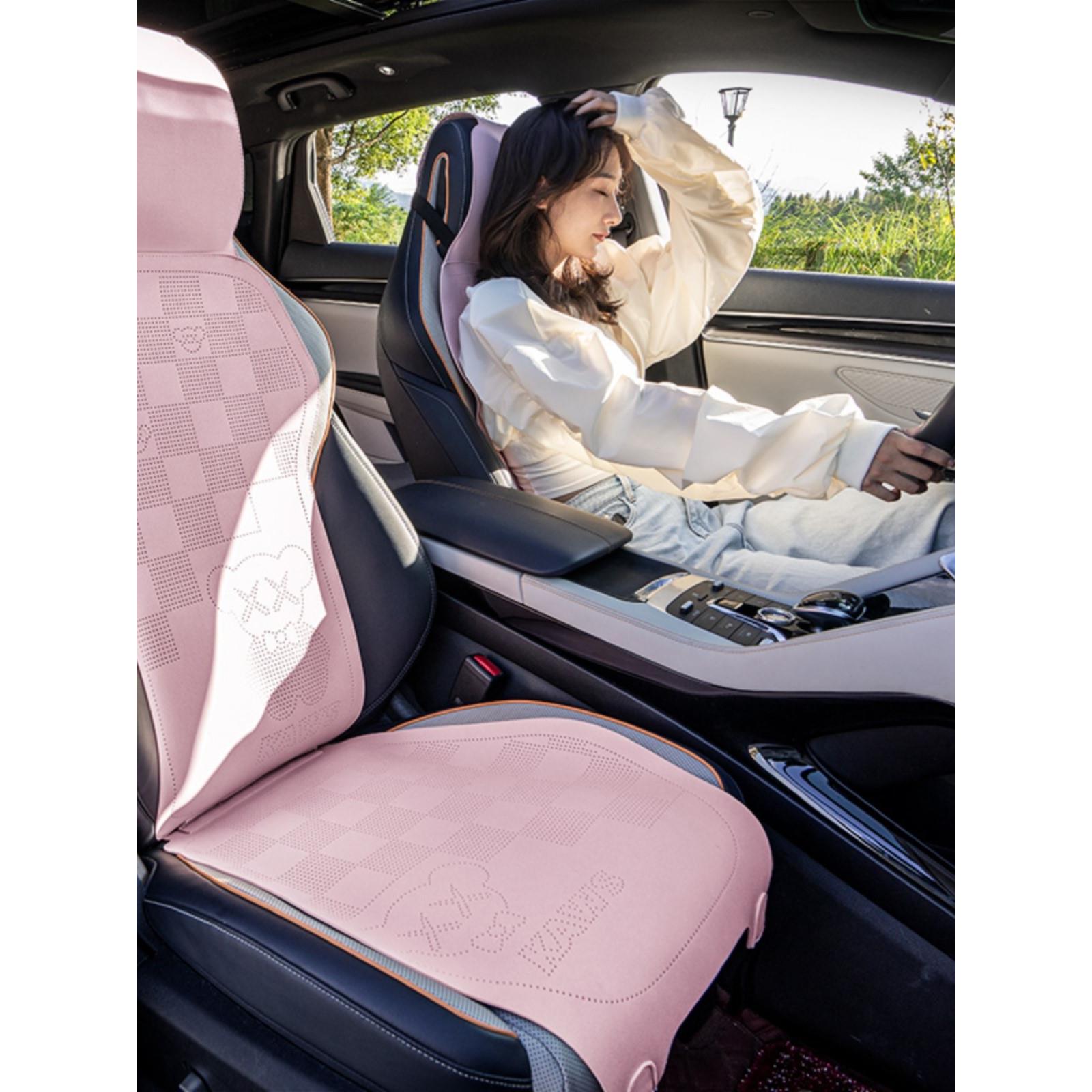 长安启源Q05专用坐垫23/24y款汽车座垫翻毛皮马鞍垫四季通用座椅