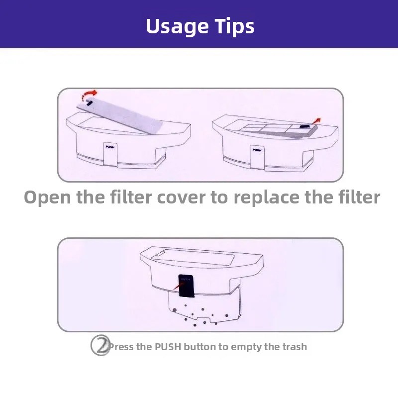 适用于云鲸J3除尘盒J3扫地w机器人配件除尘盒垃圾盒专用除尘盒过