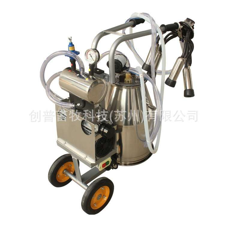 HL-JN11-Cust小型牛羊挤奶机手推车挤奶器羊挤奶器奶牛吸奶机