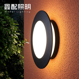户外防水墙灯室外防潮庭院围墙灯阳台景观吸顶灯LED门厅入户壁灯