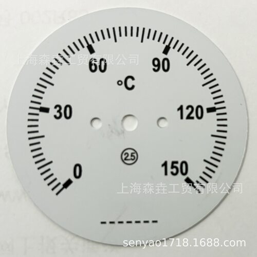 T300CF 轴向型卫生型快装卡盘式温度表 卡箍式0-150℃