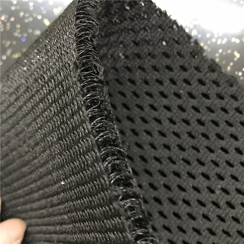 厂家现货批发 经典透气7MM三明治 双层鱼丝网眼布 床垫坐垫面料