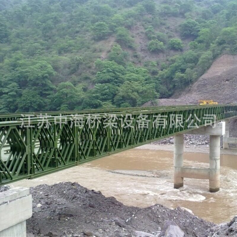 321型贝雷钢桥桥座板贝雷梁支座供应各种装配式钢便桥配件