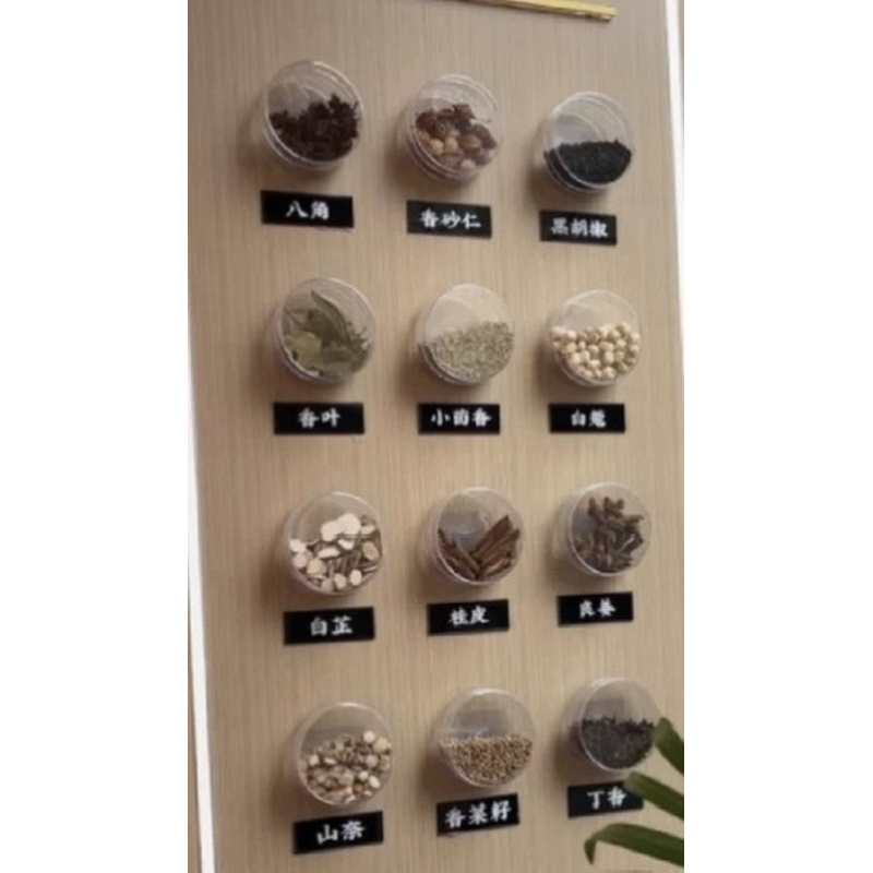 药材样板瓶中草药样品中卡牌盲盒中药架装饰品卡片中医展示卡