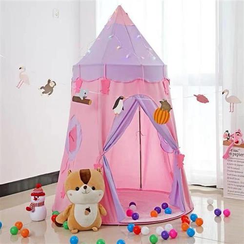 速发。儿古帐篷室内可睡觉宝堡娃娃男孩孩小公主城宝蒙童包玩具