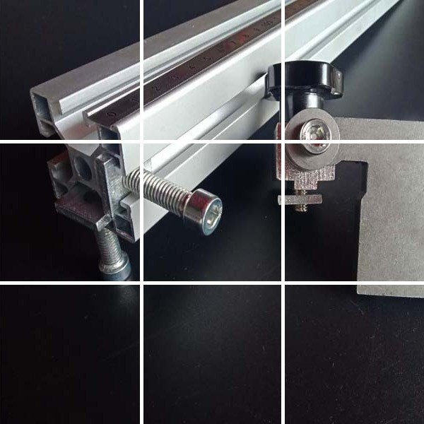 速发推台锯靠器排钻夹头木不尺工锈钢刻度尺铝型材