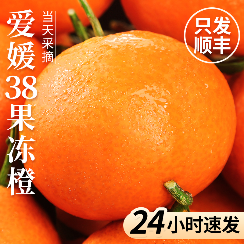 四川爱媛38号果冻橙10斤大果当季新鲜水果整箱甜橙官方旗舰店橙子