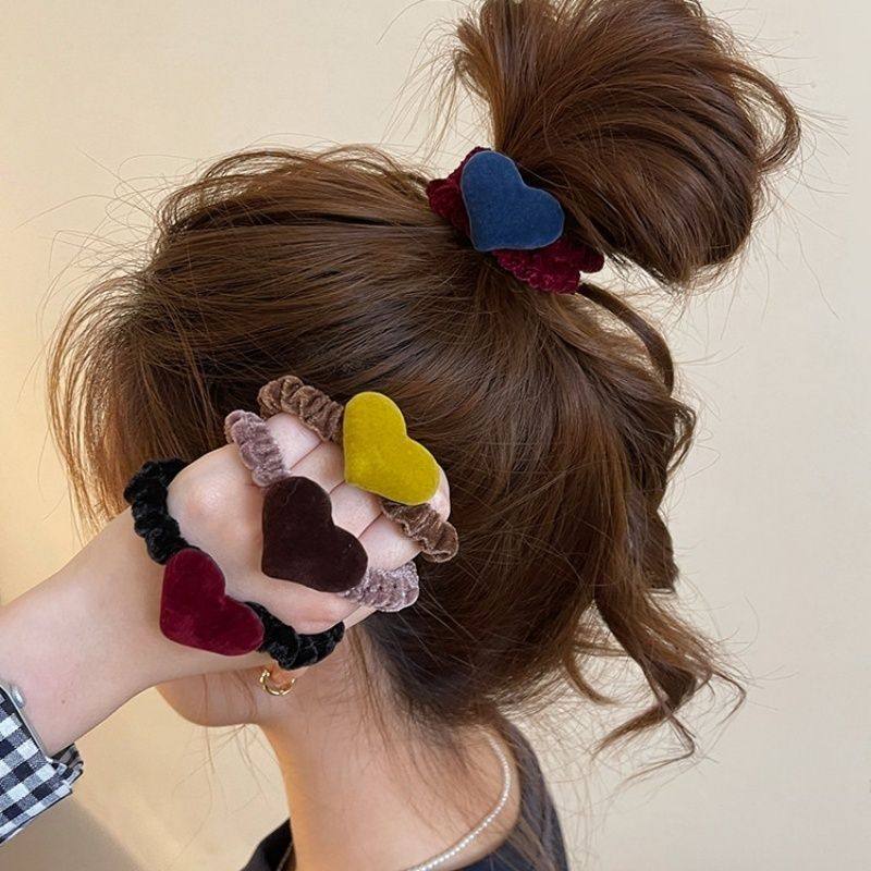 新款爱心小肠圈可爱小女孩扎丸子头发绳高弹力耐用头绳甜美头饰,饰品/流行首饰/时尚饰品新,发饰,淘宝优惠券,粉丝福利购,淘宝优惠卷