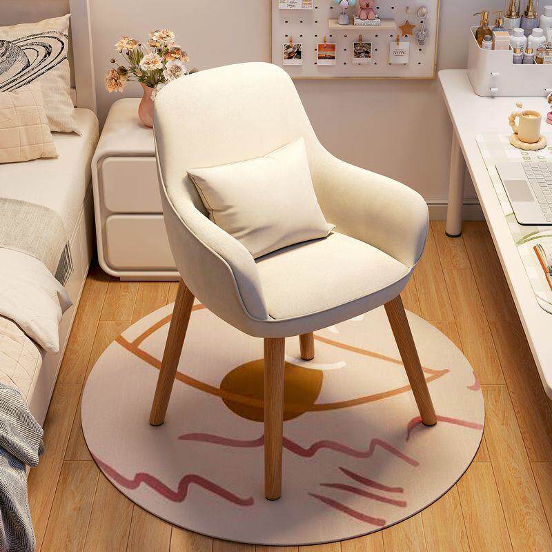 电脑椅子舒适久坐靠背办公椅家用实木化妆椅宿舍学生学习书桌椅凳