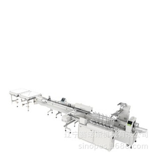 东北制药 饺子馄饨烧麦 自动理料线 自动装托 包装线 全直上