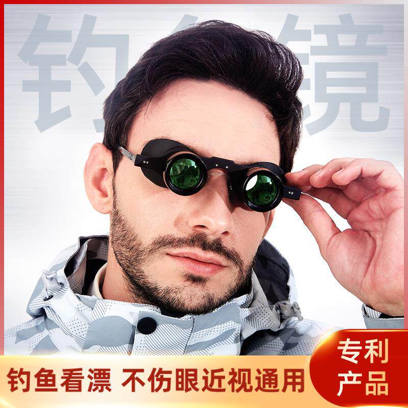 钓鱼望远镜看漂高倍高清眼镜头戴式专业近视话剧演唱会