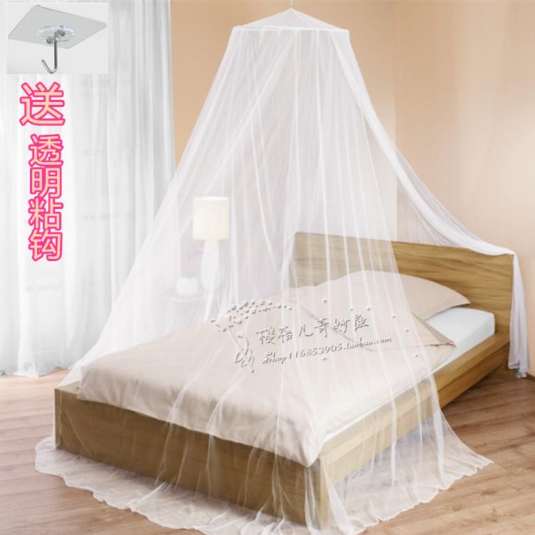 圆吊顶拆洗蚊帐免安装床幔沙发1.21.51.8m米简易家用宿舍酒店
