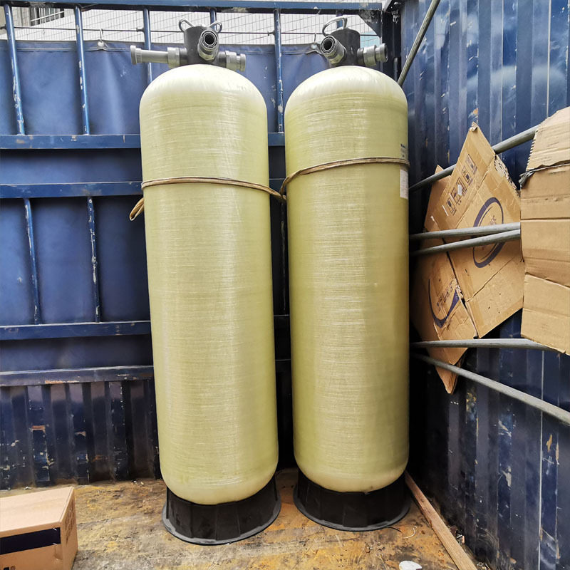集水井水泵过滤器安装工业用水泥沙过滤器多介质过滤器填料填充量