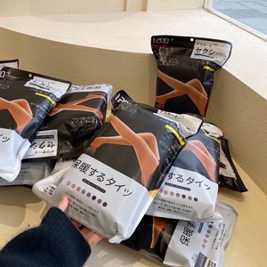 PM日本羊脂袜秋冬保暖打底裤加绒加厚高腰显瘦竖立芭比提臀裤连