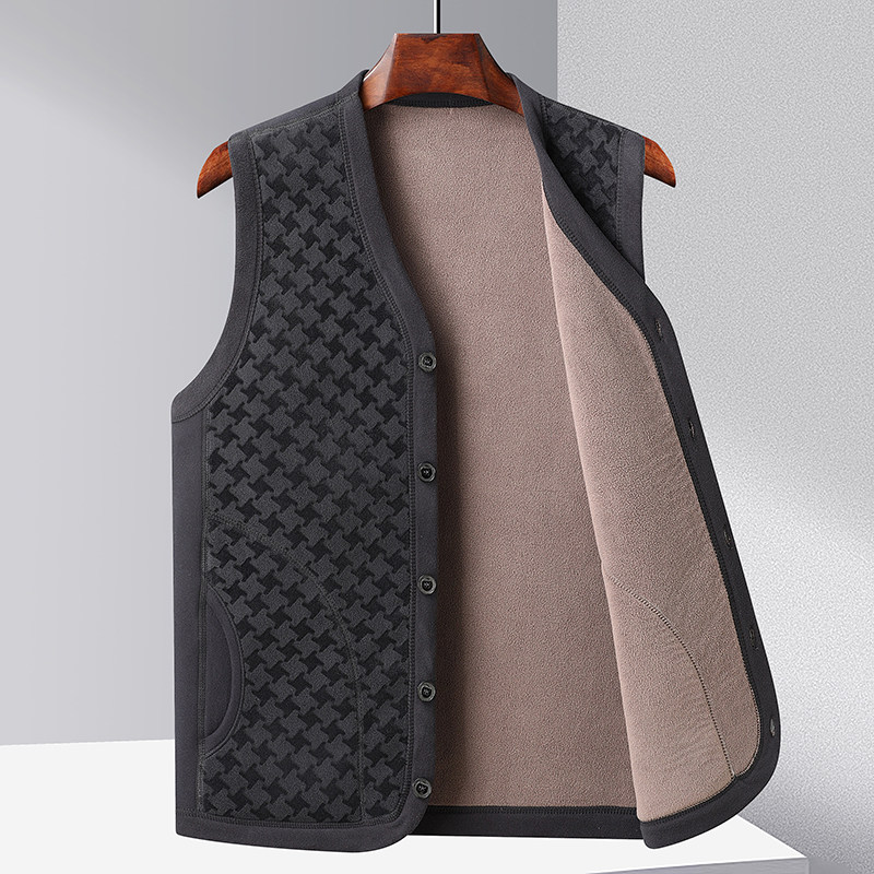 冬季中老年男加绒加厚保暖马甲外套老人坎肩爸爸装保暖爷爷背心,男装,背心,淘宝优惠券,粉丝福利购,淘宝优惠卷