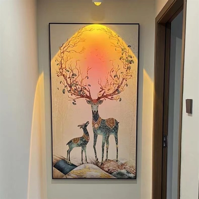 速发日落夕射走玄关灯廊洗墙灯可调暗角度客厅照画氛围灯明装节装