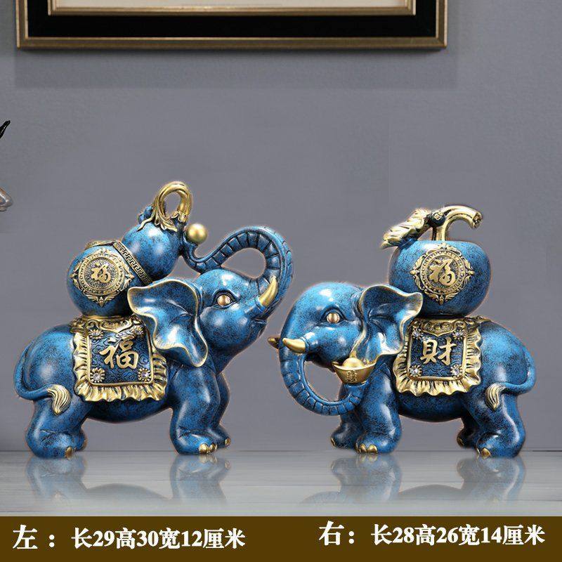 泰国大象摆件招财镇宅风水象一对客厅玄关酒柜电视柜装饰结婚礼品,家居饰品,装饰摆件,淘宝优惠券,粉丝福利购,淘宝优惠卷