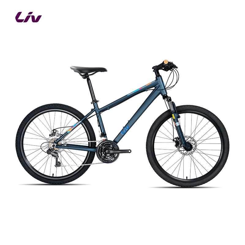 Liv丽以芙MEME 2咪咪2铝合金21速女性26寸碟刹避震山地自行车