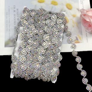 新款现货景颇族傣族苗族少数民族手缝装饰服装DIY服装钻链花边