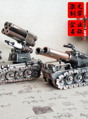 坦克模型电镀带轮子坦克新款金属工艺品实力厂家手工打造T003 6