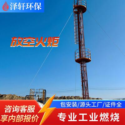 油气区架火炬 区超压放空气体 石化储安全燃烧火炬系统