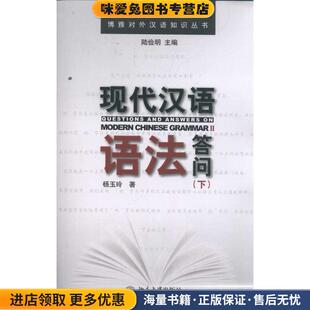 博雅对外汉语知识丛书—现代汉语语法答问(正版收藏品)杨玉玲北京大学出版社9787301191040