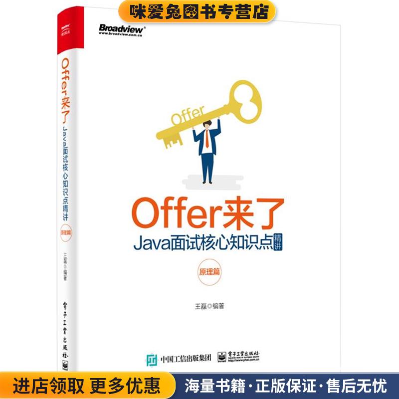 Offer来了：Java面试核心知识点精讲(正版收藏品)王磊 著电子工业出版社9787121376184