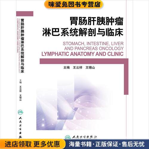 胃肠肝胰肿瘤淋巴系统解剖与临床(正版收藏品)王云祥, 王锡山人民