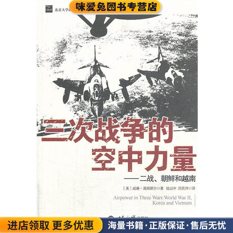 三次战争的空中力量(正版收藏品)（美）莫姆耶尔　著,陆以中,吕民序　译世界知识出版社9787501243846