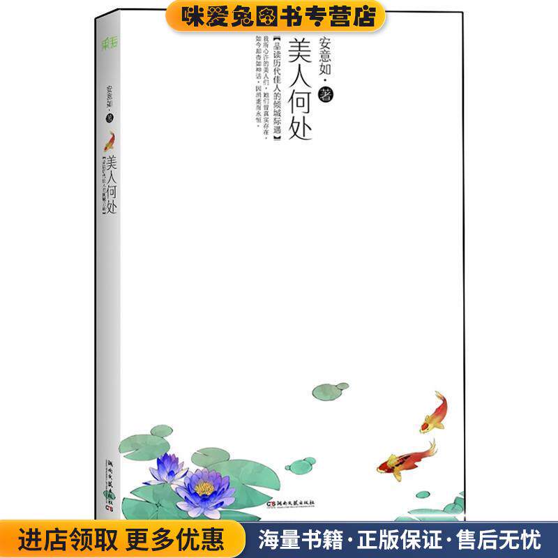 美人何处(正版收藏品)安意如天津人民出版社9787201076232