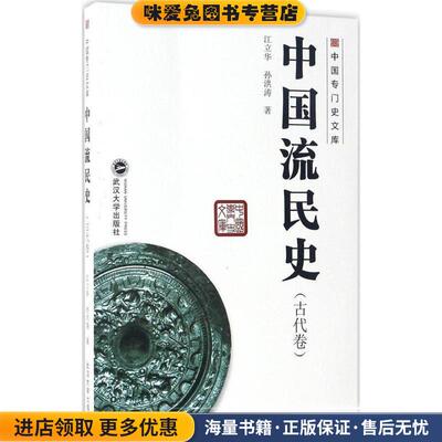 中国流民史(正版收藏品)江立华,孙洪涛 著武汉大学出版社9787307168503