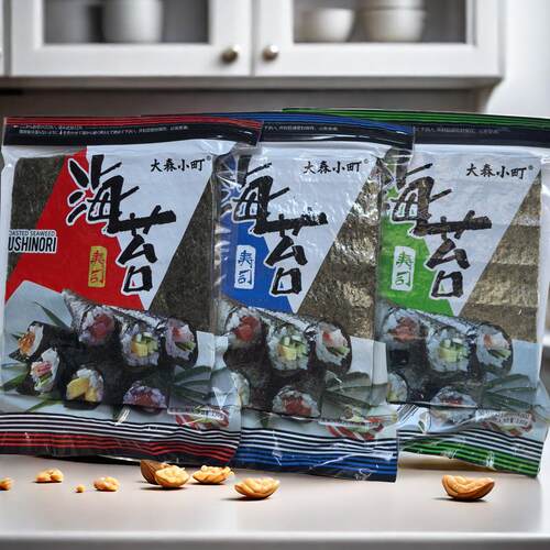 寿司烤海苔大森小町海苔寿司海苔50张料理套餐包饭紫菜海苔寿司