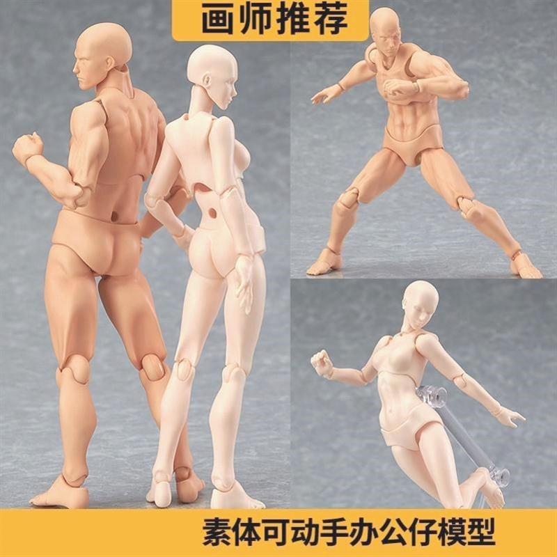 木头人偶关节木偶素体人体模型美术绘画摆件人体手掌手指关节可动图片