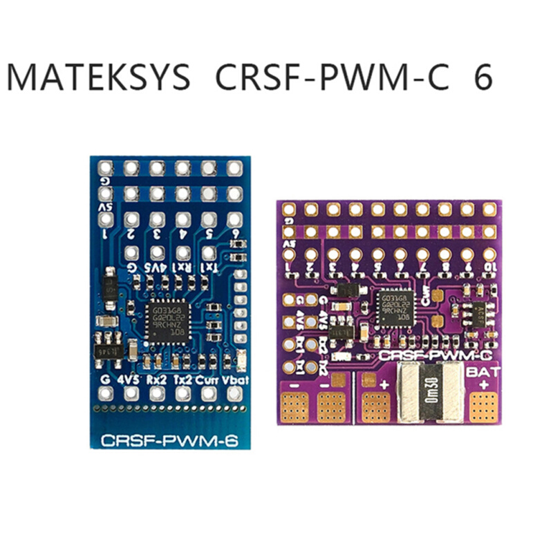 MATEK CRSF-PWM-6 / CRSF-PWM-C 黑羊TBS信号转换器固定翼飞翼用 玩具/童车/益智/积木/模型 遥控飞机零配件 原图主图