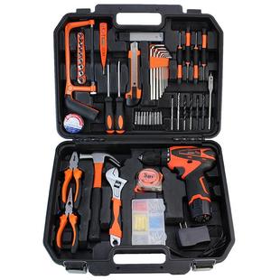 电动工具组套 锂电钻工具箱 五金工具套装 大全 充电钻家用