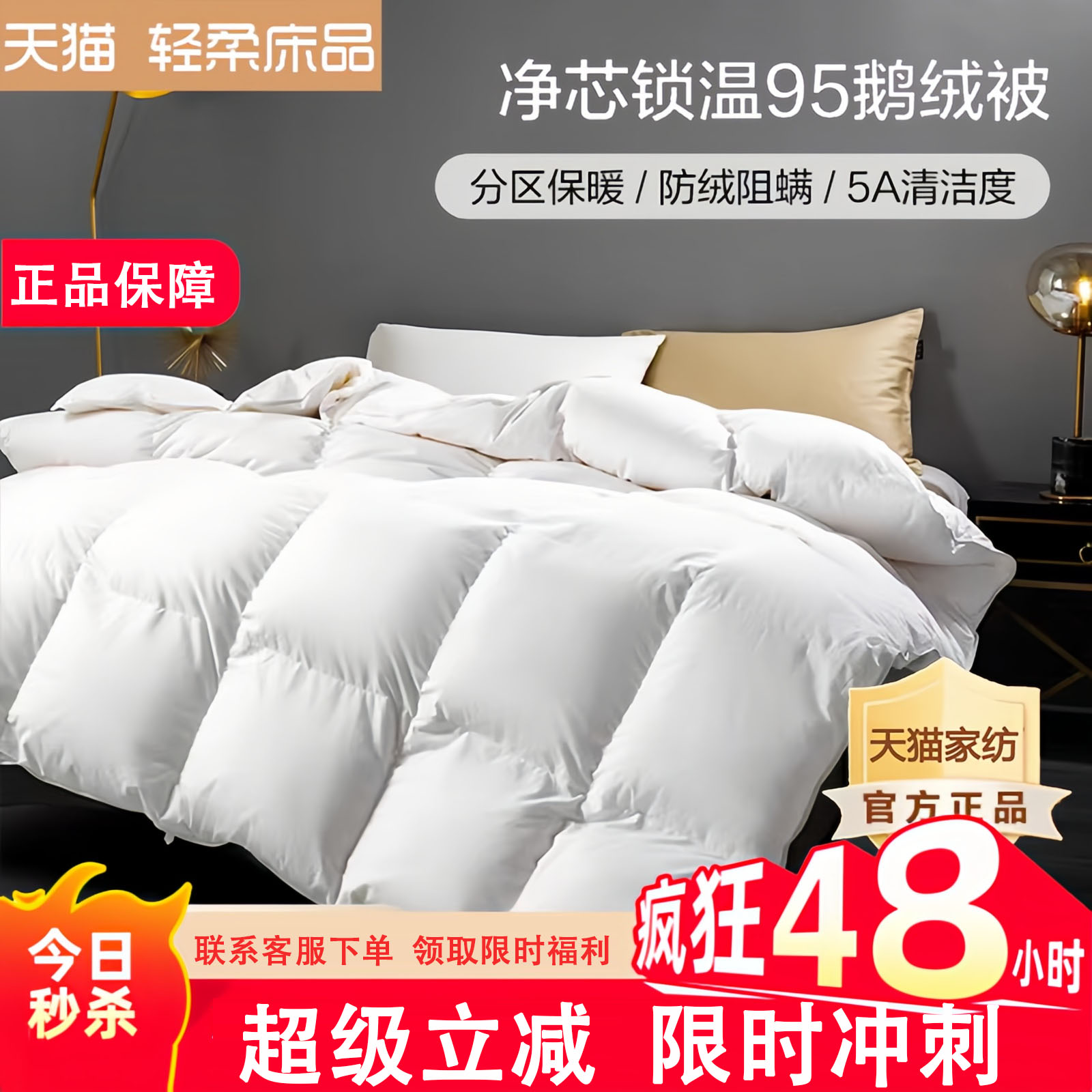 五星级酒店专用羽绒被